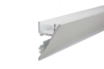 Aluminum Wall Profile sloping 37.2x23.4mm anodized for LED strips
